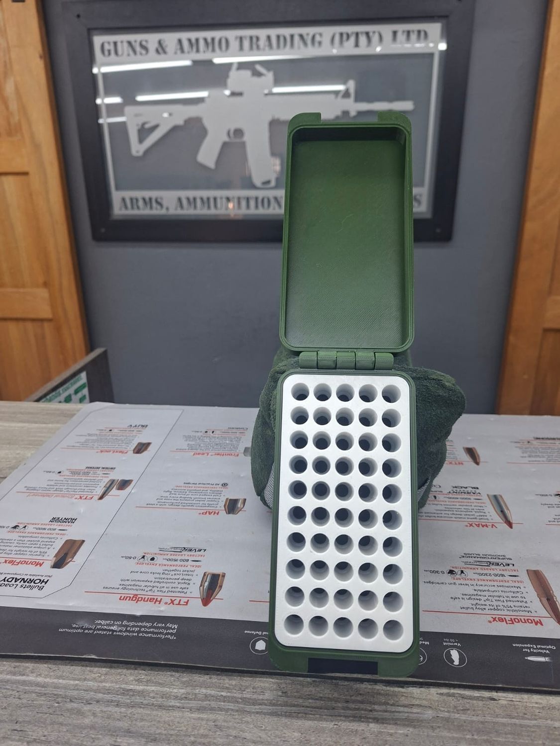 GUNS&amp;AMMO AMMO CASE .223 CALIBER CASE MEDUIM (50)