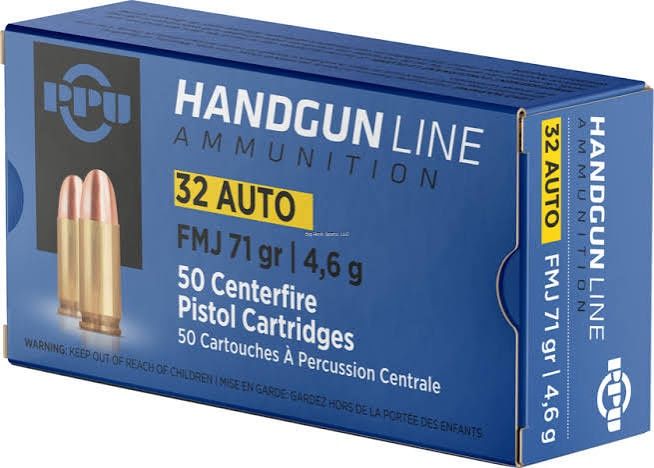 32 AUTO FMJ 71GR (50)