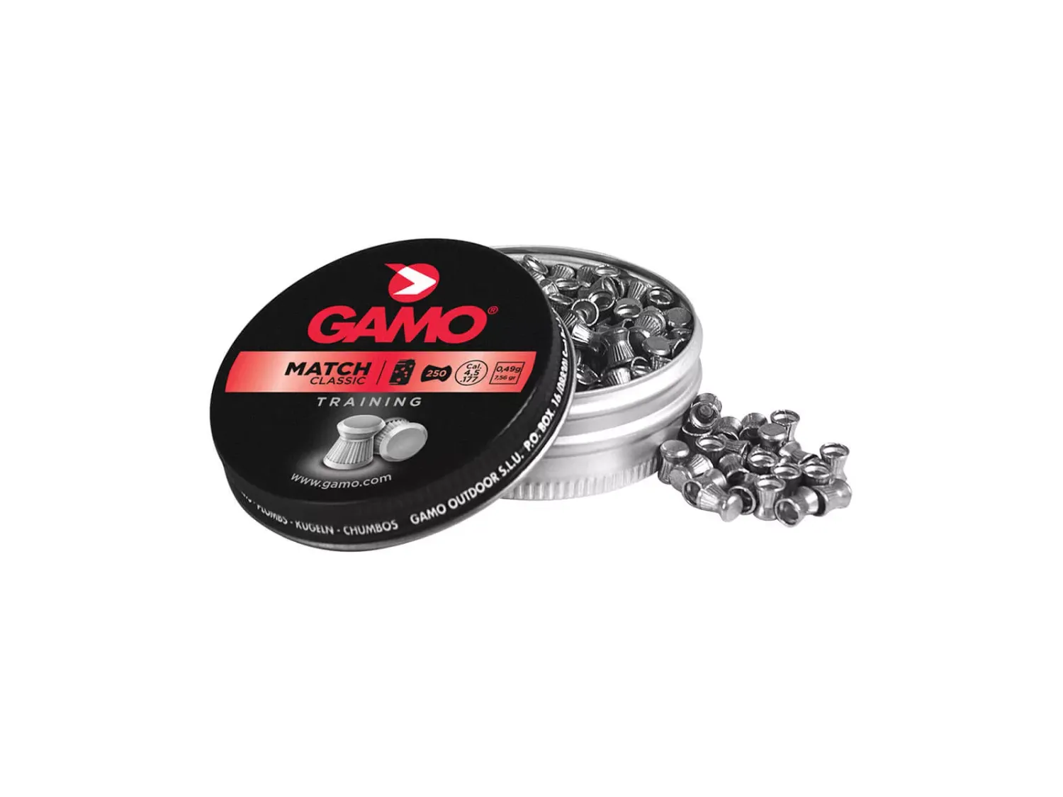GAMMO MATCH PELLETS 4.5MM (250)