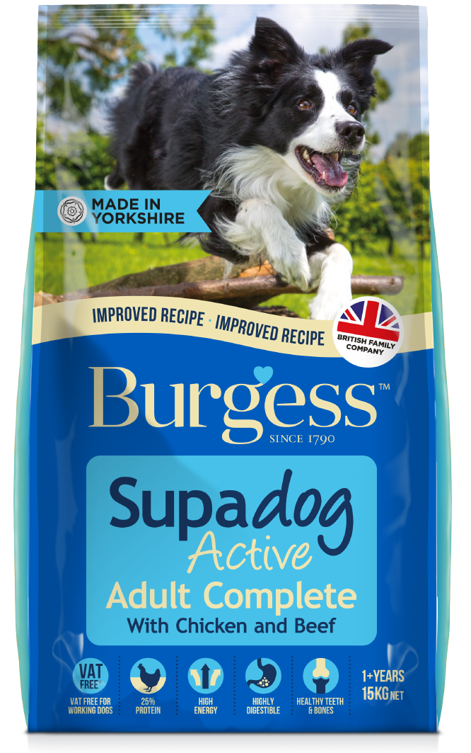 Burgess Active Dog with Chicken and Beef 12.5kg