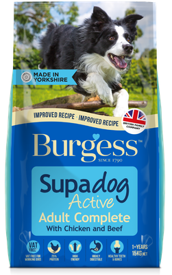 Burgess Active Dog with Chicken and Beef 12.5kg