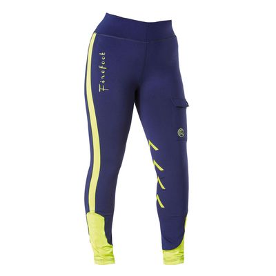 FireFoot Reflective Breeches Navy/Yellow