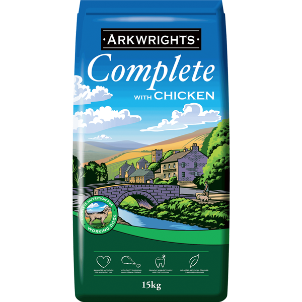 Arkwrights Complete 15kg, Flavour: Chicken