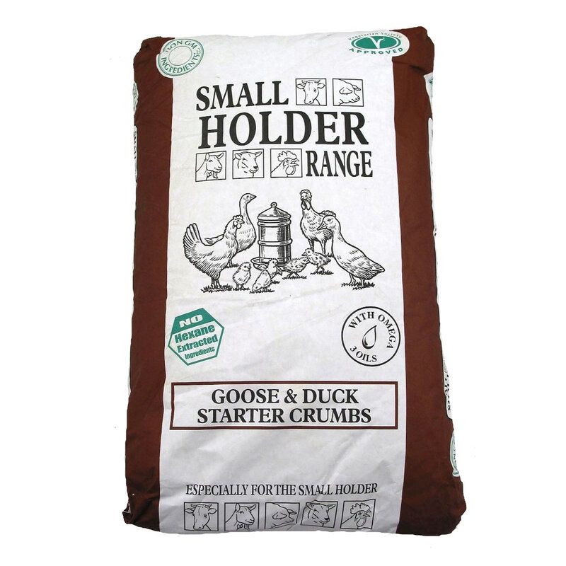 Allen &amp; Page Small Holder Range Goose &amp; Duck Starter Crumbs 20kg