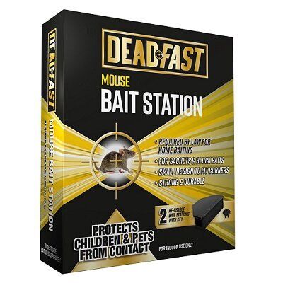 Deadfast Ready To Use Mouse 2 Pre-Bated Stations