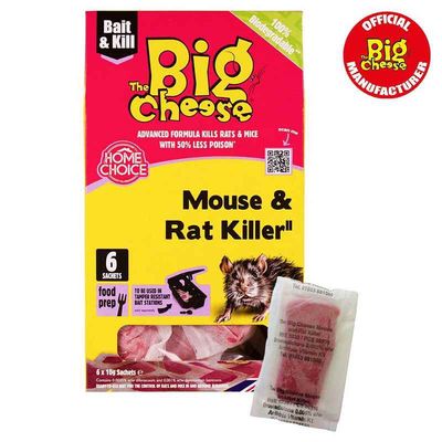 Big Cheese Mouse &amp; Rat Killer Pasta 6 x 10g