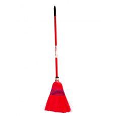 Deluxe Corn Broom (Red)