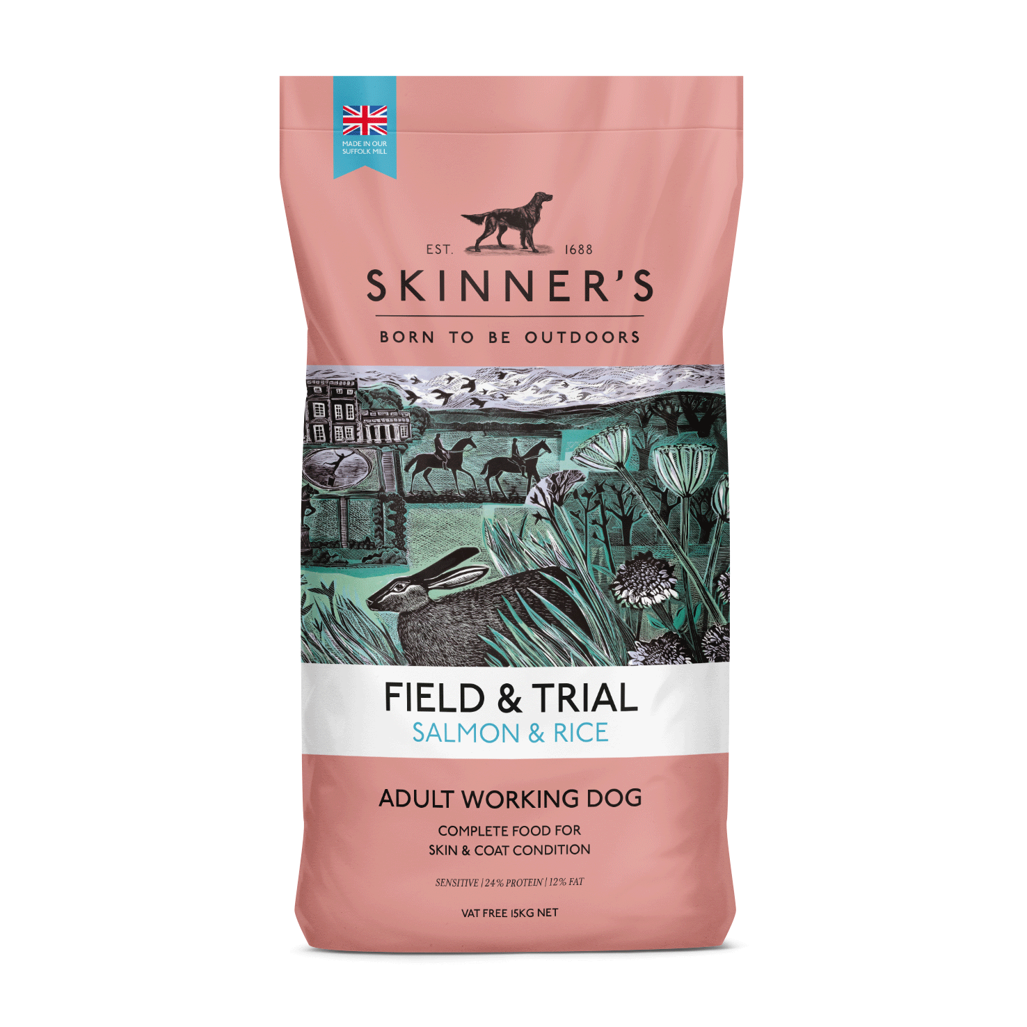Skinners F&amp;T Salmon &amp; Rice 15kg
