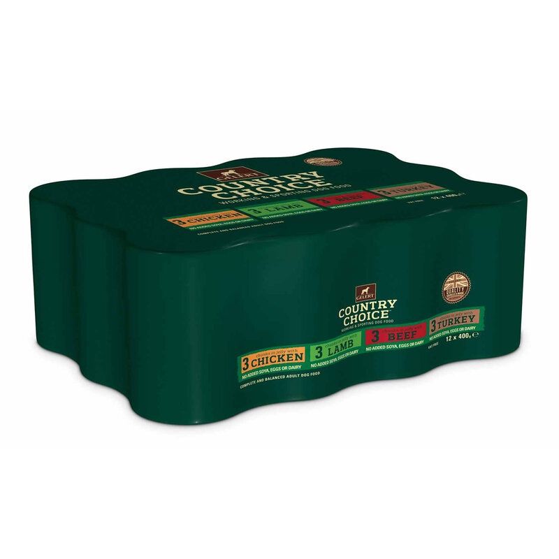 Gelert Country Choice Variety in Jelly Dog Food 12 x 400g