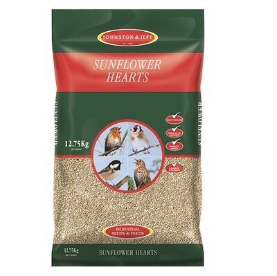 J&amp;J Sunflower Hearts 12.75kg