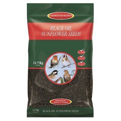 J&amp;J Black Oil Sunflower Seeds 12.75kg