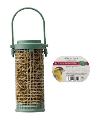 J&amp;J Pre Filled Easy Feeder - Mealworms