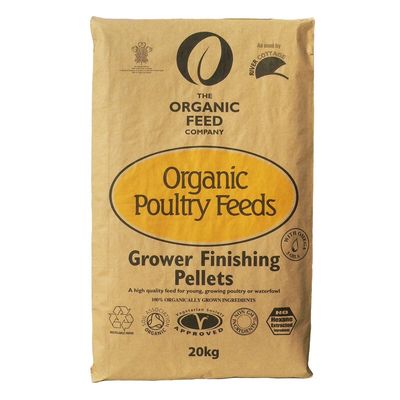 Allen &amp; Page Organic Poultry Grower/Finishing Pellets 20kg