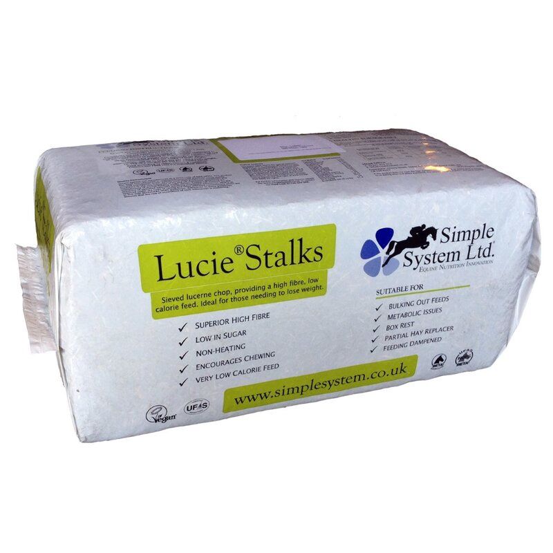 Simple System Organic Lucie Stalks Lucerne Chop 12.5kg
