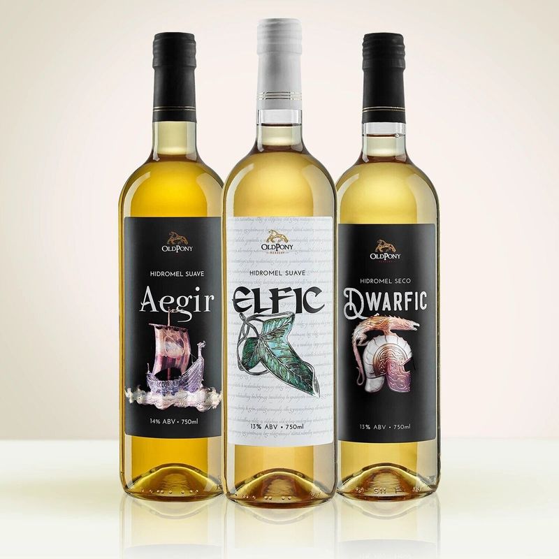 Kit Hidromel Tradicional Oldpony | Aegir + Elfic + Dwarfic | 500ml