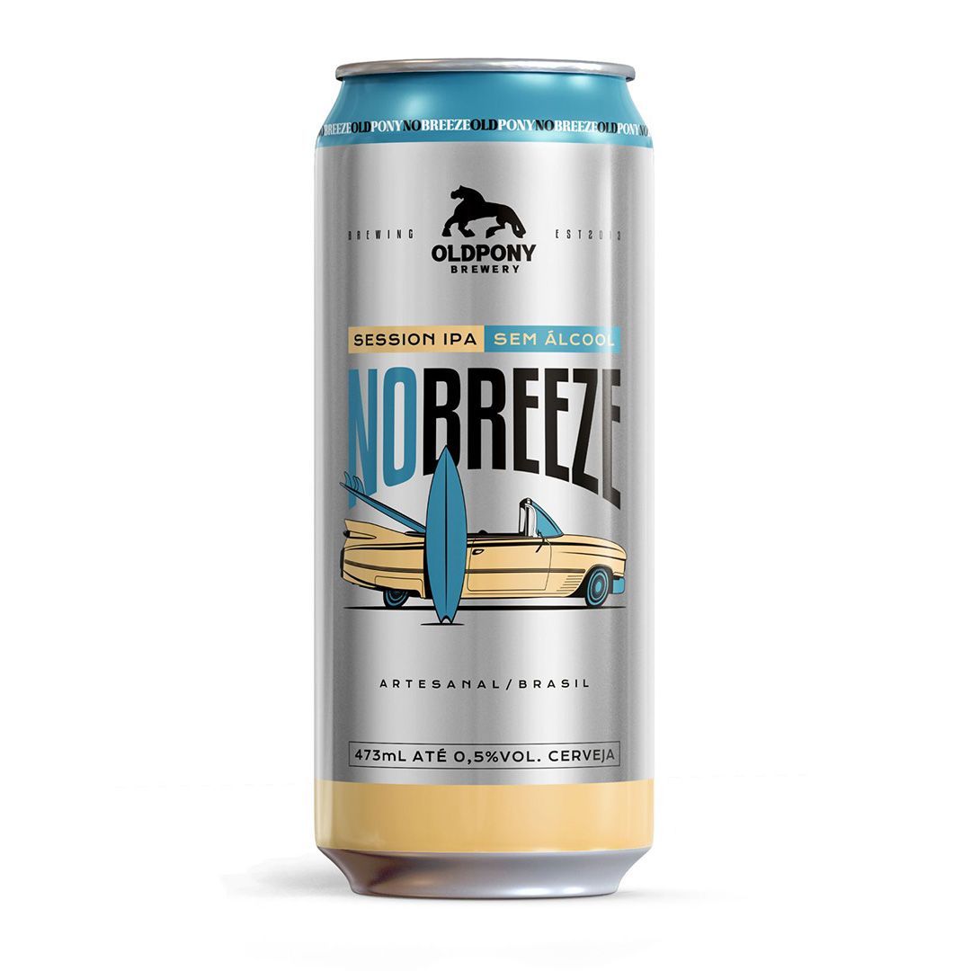 Cerveja Artesanal Zero Alcool em lata | No Breeze | 473ml