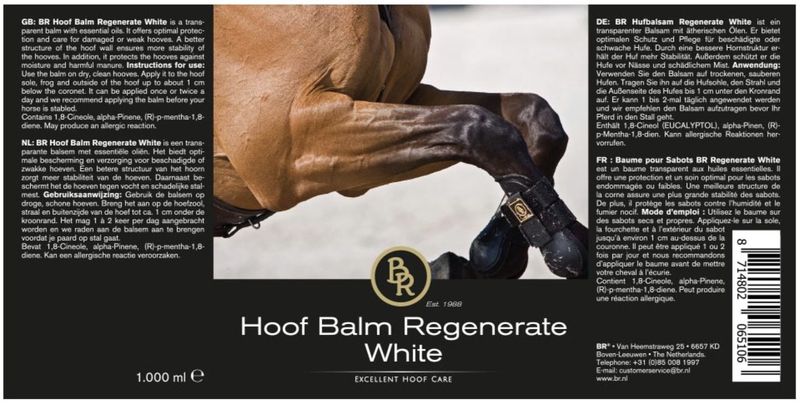 BR Hoof Balm Regenerate White