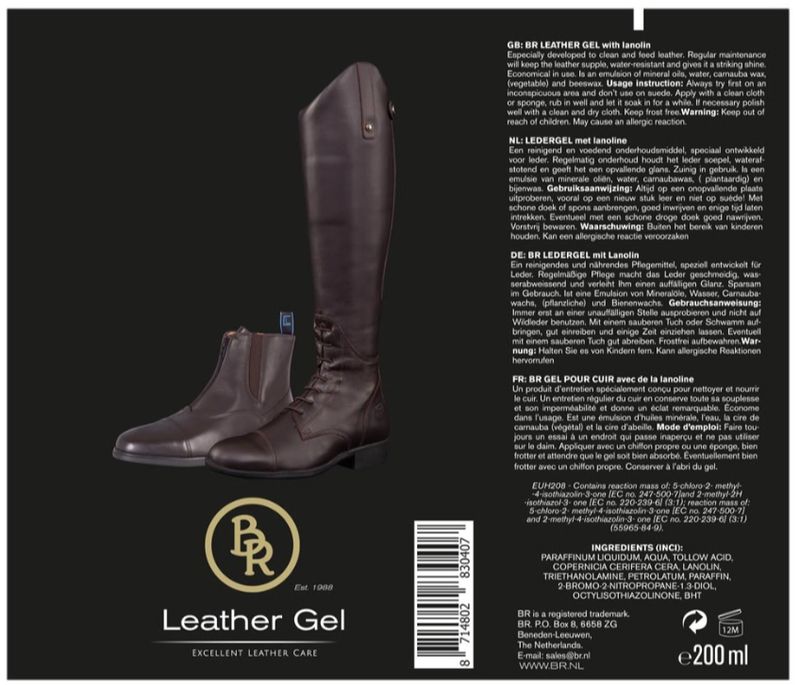 Br Leather gel laarzen en schoenen