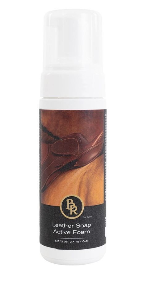 BR Leather Soap active foam