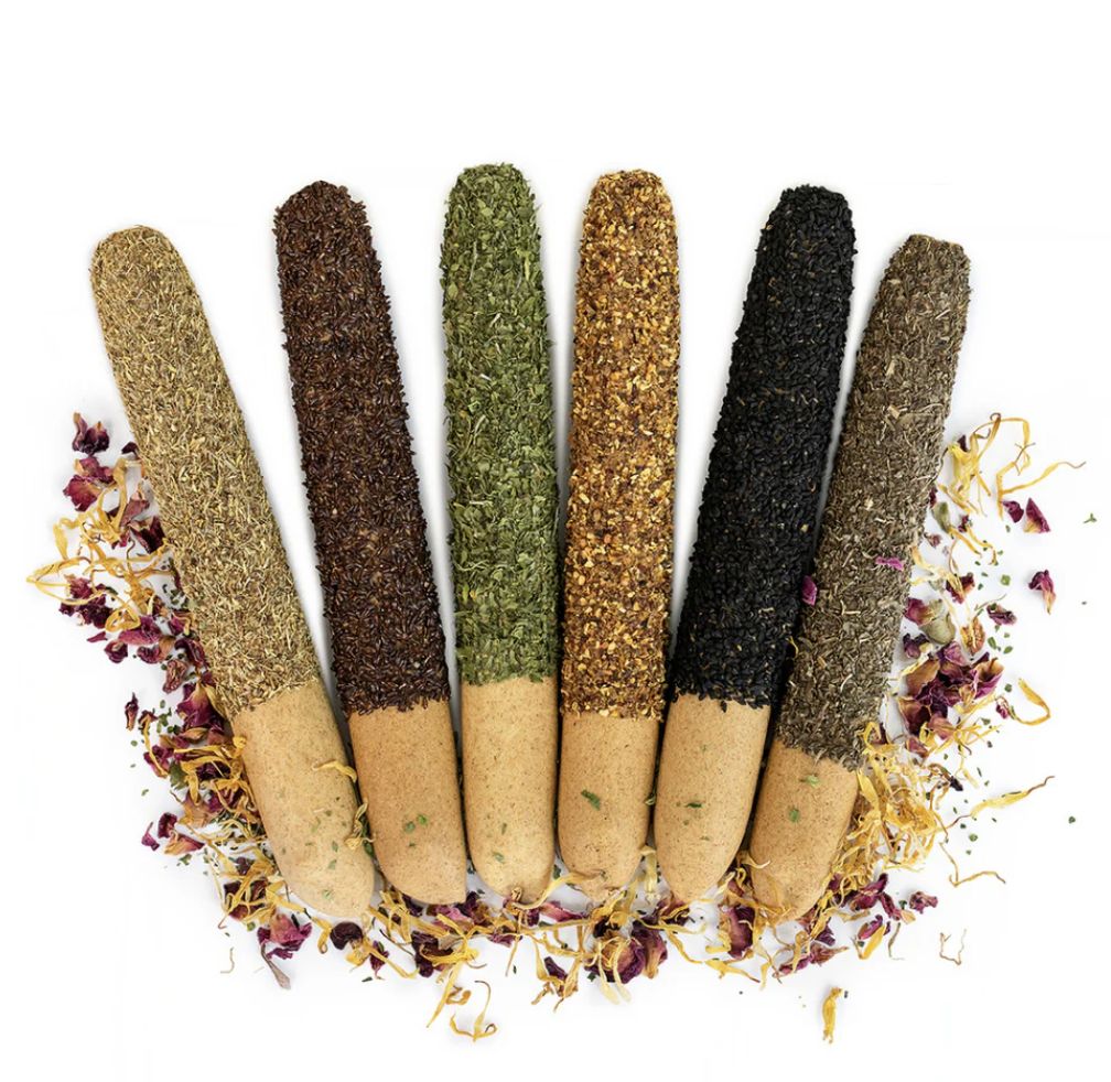 Candy Horse sticks with herbs
