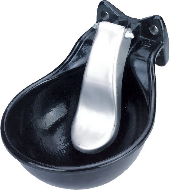 Drinkbak met lepel staal