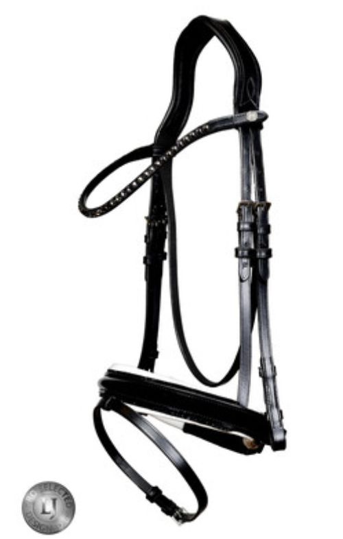 LJ Pro Selected hoofdstel sunline black lak