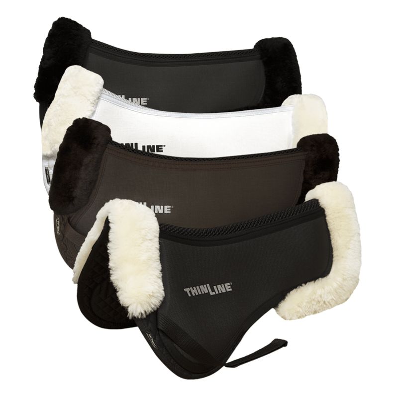 Thinline Trifecta Sheep Trim Halfpad M black/natural