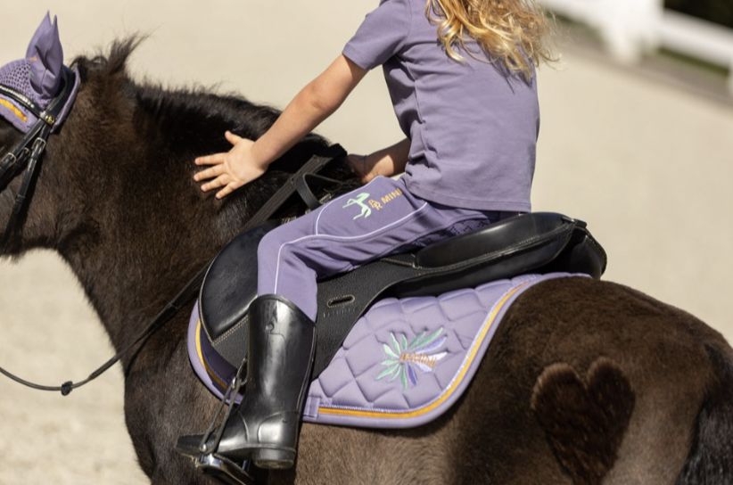 BR Mini Horse tregging met silicone zitvlak