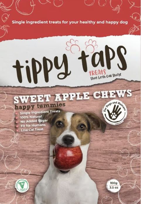 Tippy Taps sweet apple chews