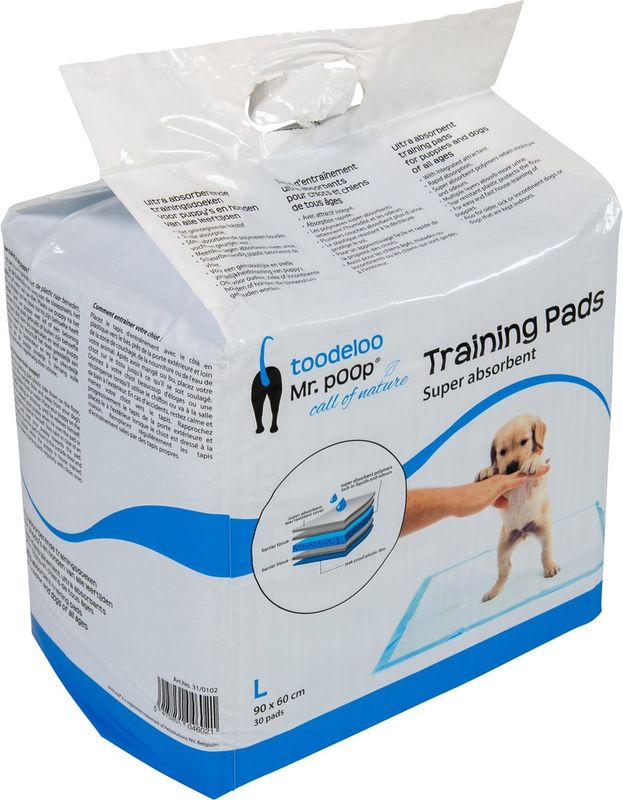 Mr.poop toodeloo training pads L