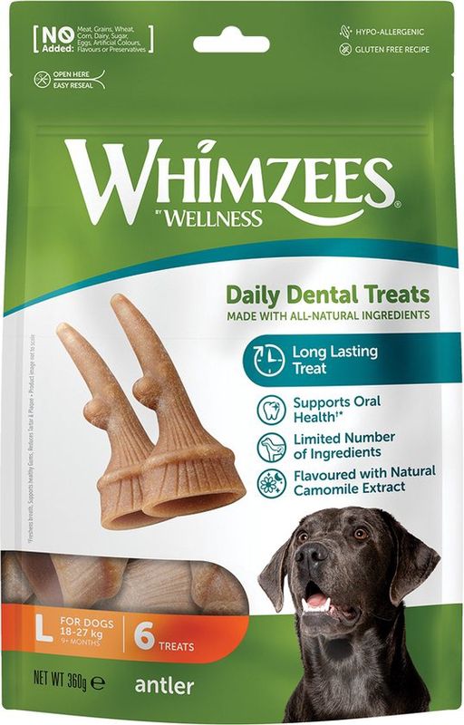 Whimzees antler L 6st