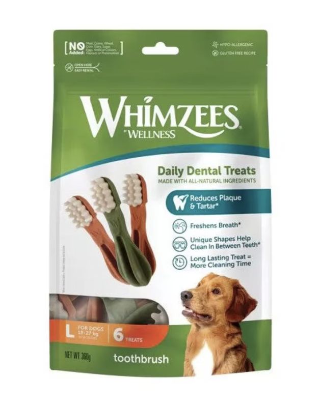 Whimzees toothbrush L 6st