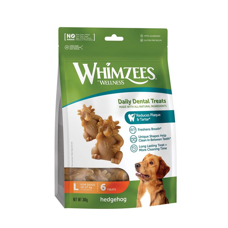 Whimzees hedgehog L 6st