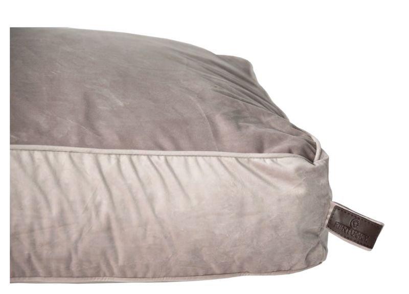 Kentucky dog bed pillow velvet beige S