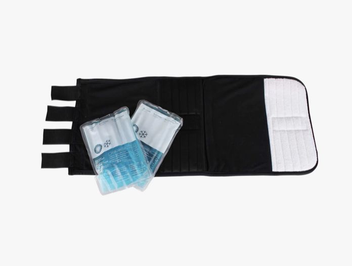 QHP cooling tendon boot black with icepack
