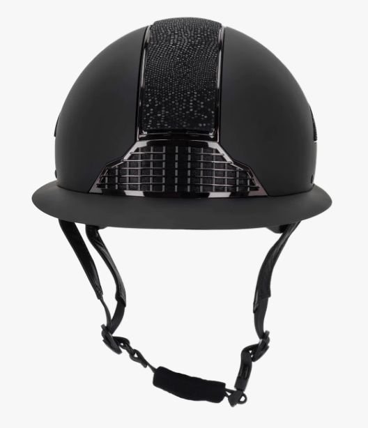 QHP Detroit helm zwart polo visor
