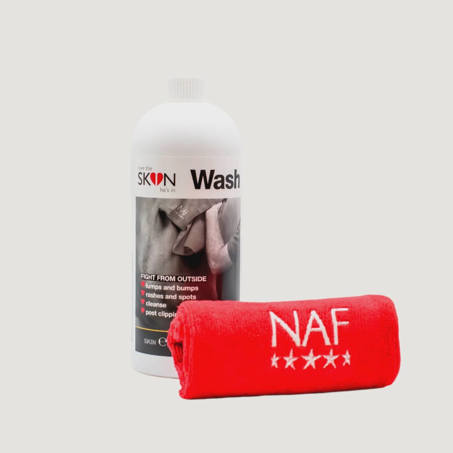 NAF Skin wash + towel