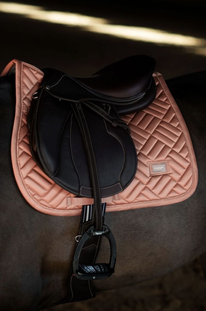 Equestrian Stockholm Jump saddle pad Coral
