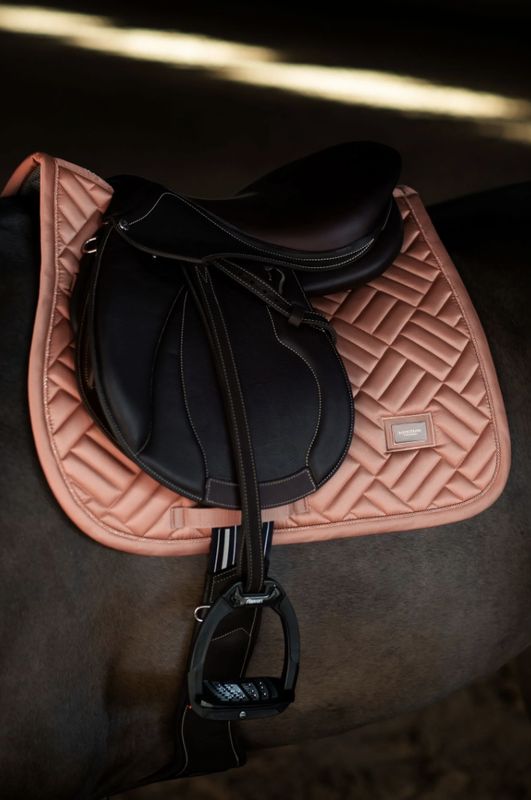 Equestrian Stockholm Jump saddle pad Coral