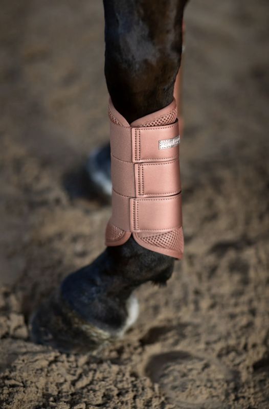 Equestrian Stockholm classic mesh boots coral