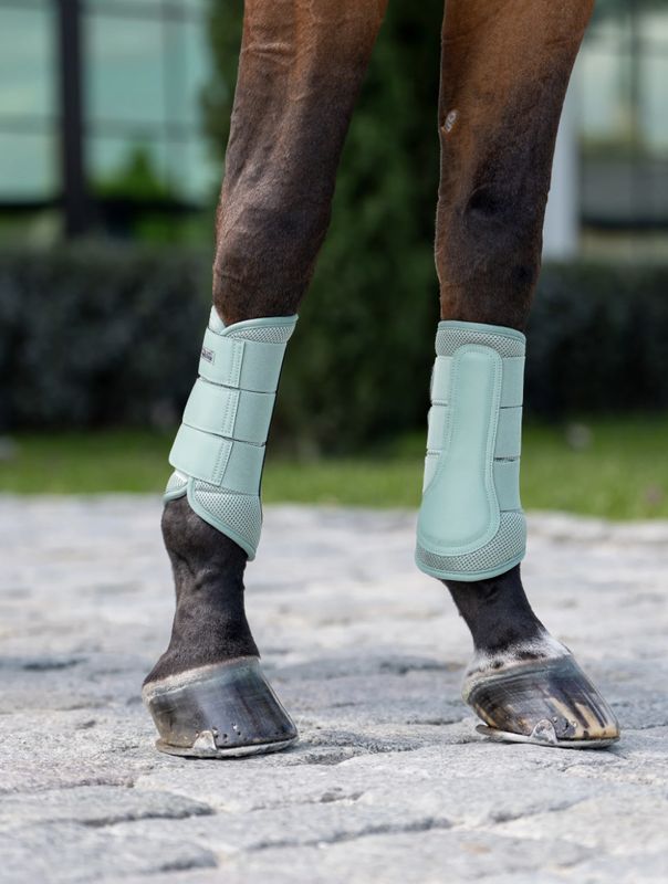 Equestrian Stockholm classic mesh boots mint green