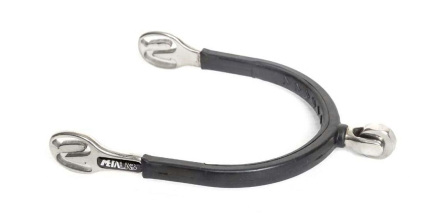 Metalab rubber spoor met zacht wieltje