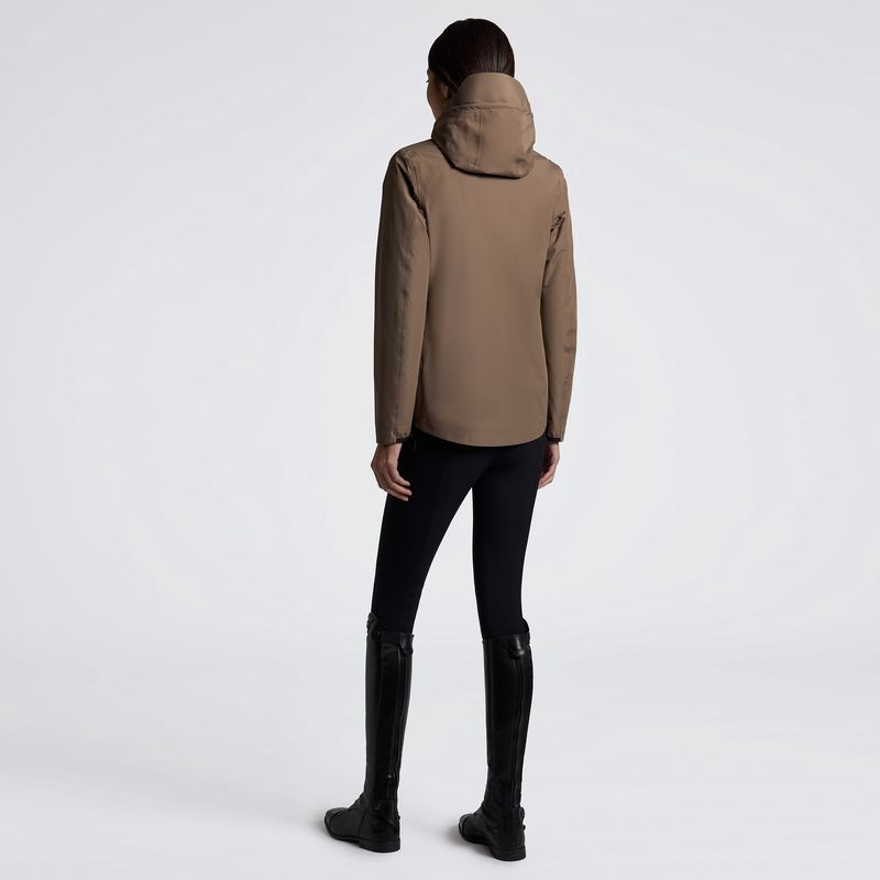 CT 3-way hooded jacket with detachable puffer taupe