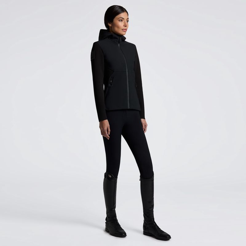 CT tech knit softshell dames zwart