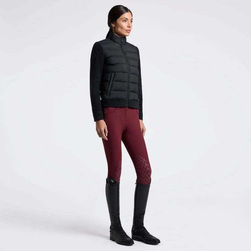 CT hybrid puffer tech fleece jacket dames