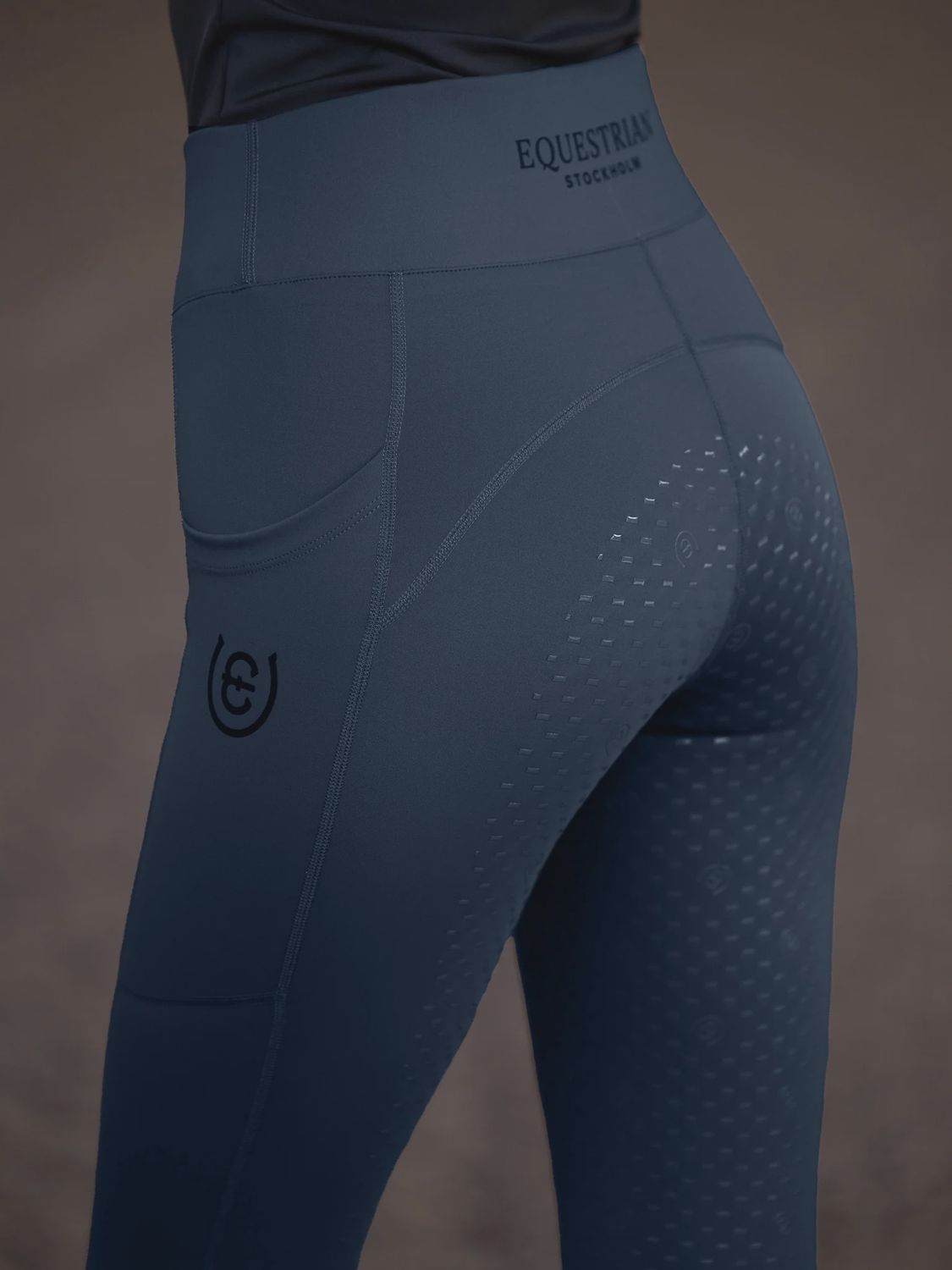 Equestrian Stockholm riding tights dressage movement Grey