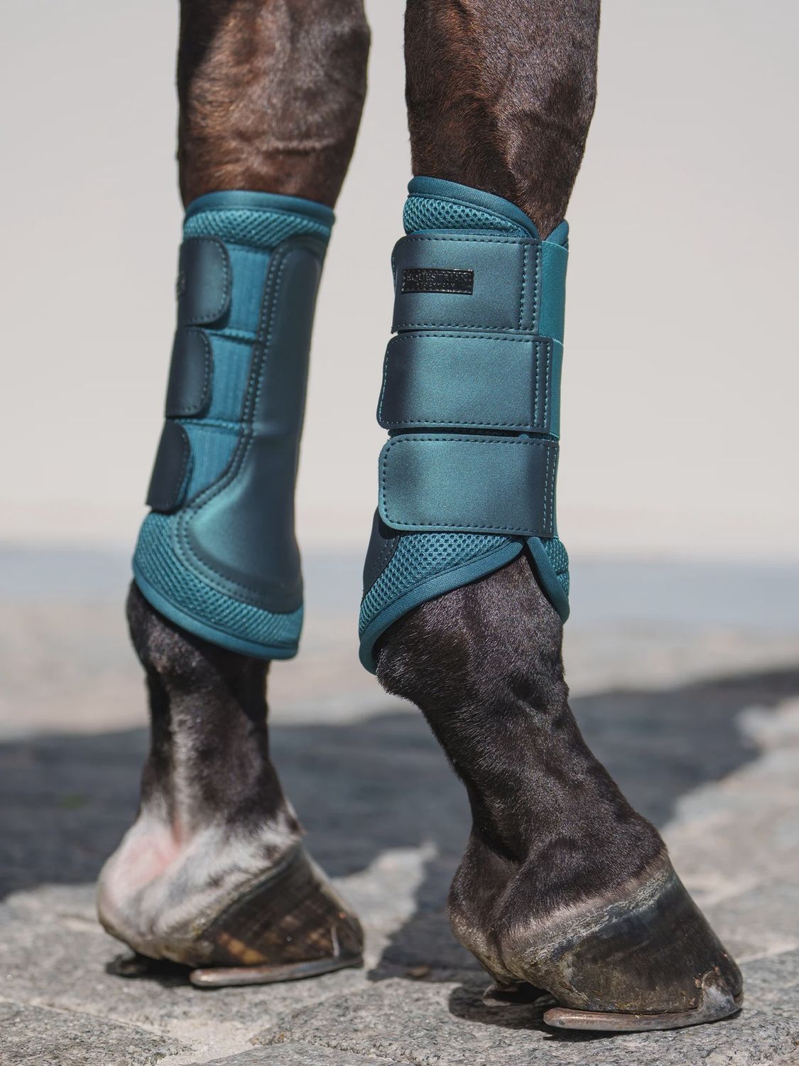 Equestrian Stockholm Classic Mesh boots Teal Blue