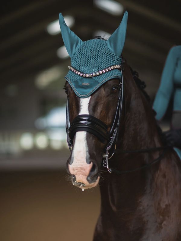Equestrian Stockholm oornetje Modern Teal Blue