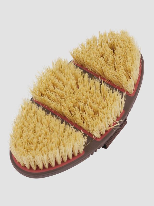 LeMieux flexi scrubbing brush cranberry