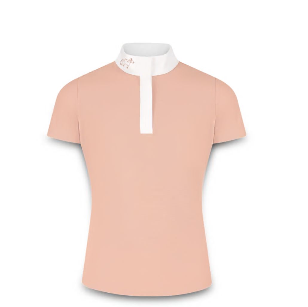 Kentucky Sammy kids girl show shirt short sleeve, Kleur: Old Rose, Size: 110